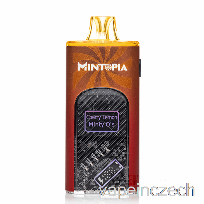 Mintopia Turbo 9000 Jednorázový Třešeň Citron Mátový Os Vape Bez Nikotinu